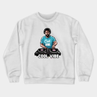 Music-Cool Vibe Crewneck Sweatshirt